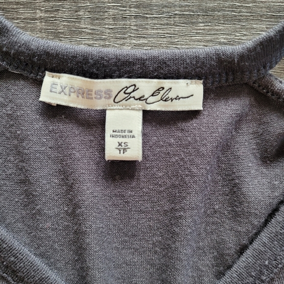 Express One Eleven Slash Neck Top - Picture 4 of 8